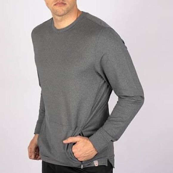 C-Buck Cutter and Buck Gray Athletic Long Sleeve Shirt - Picture 1 of 7